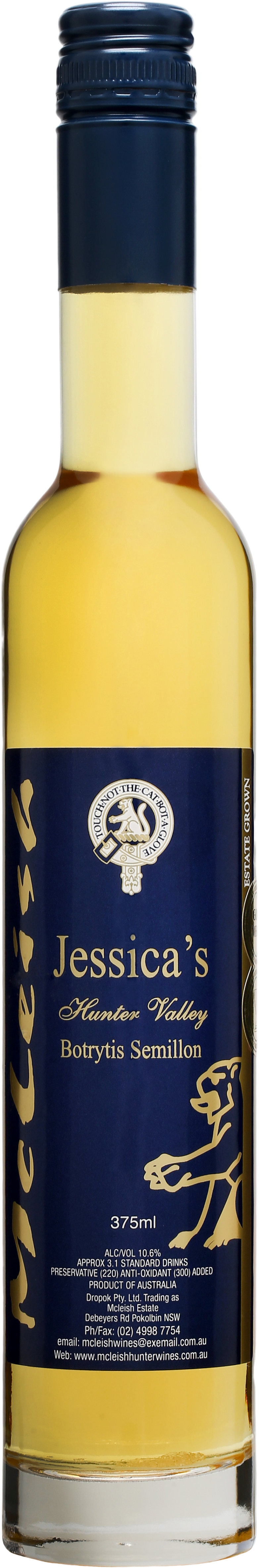 Jessica's Hunter Valley Botrytis Semillon McLeish Estate